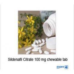 Sildenafil Citrate Chewable Manufacturer Supplier Wholesale Exporter Importer Buyer Trader Retailer in Mumbai Maharashtra India